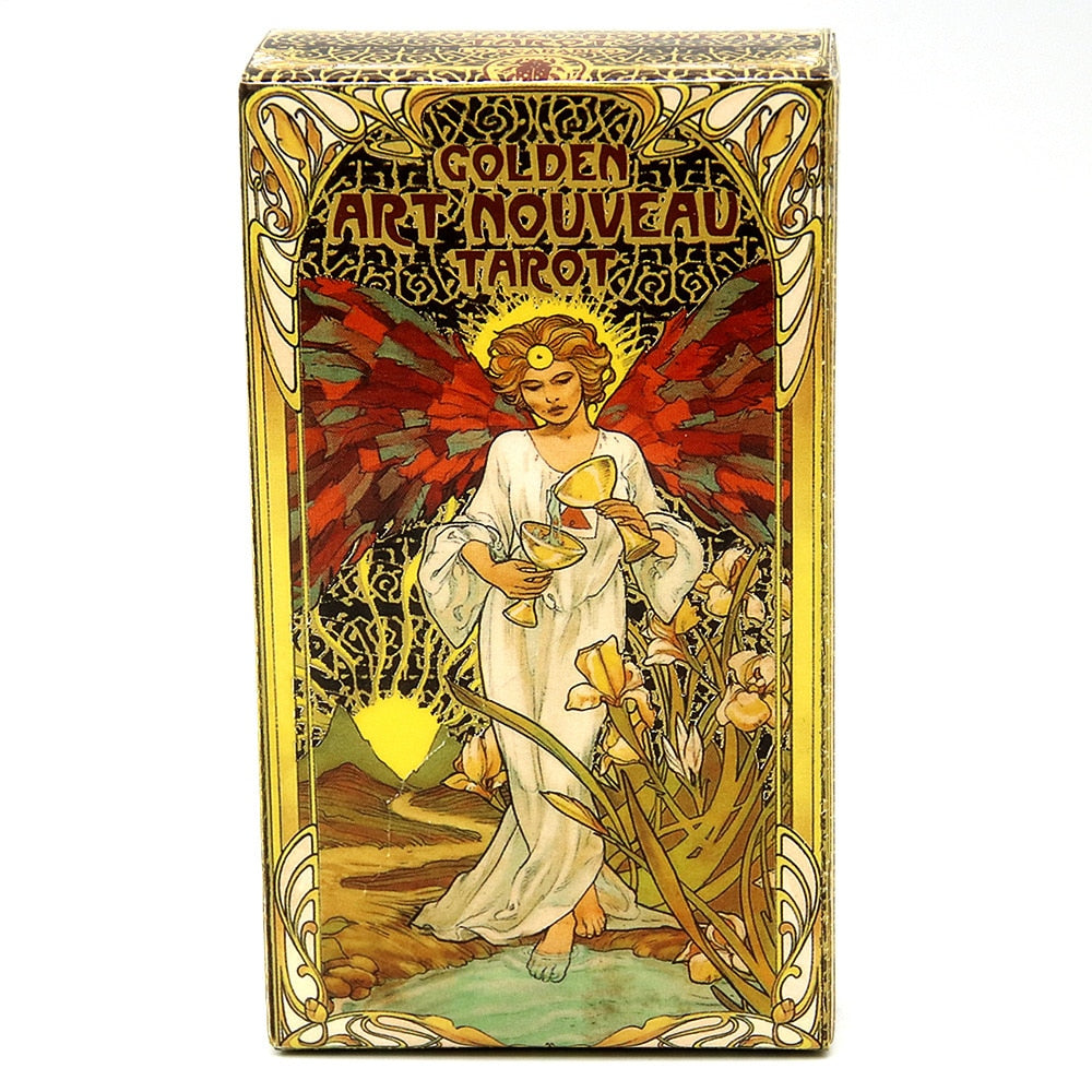 Tarot oracle card mysterious divination comics Tarot card female girl card game board game English playing cards with PDF guide