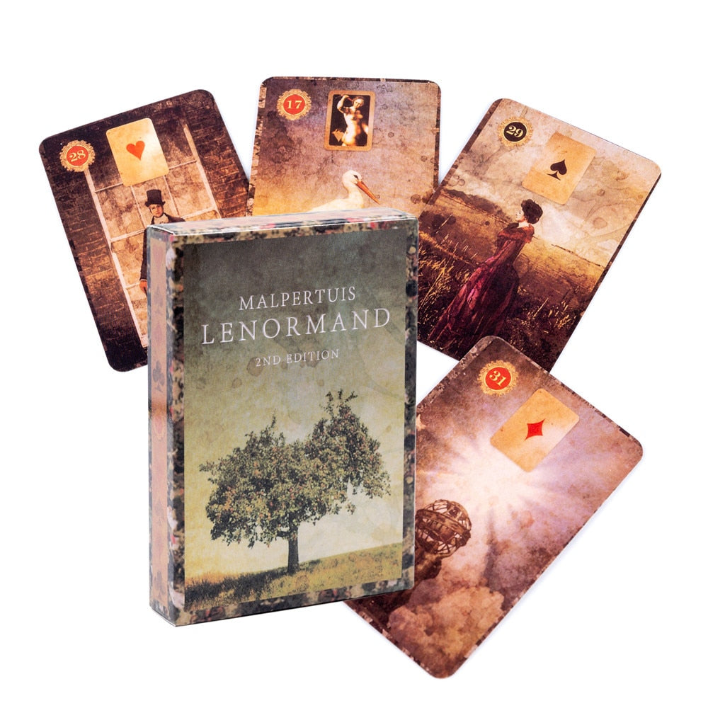 Newest clair de lenormand oracle cards Fate Divination Tarot Card Board Game With Online Guidebook For Adult Children Game