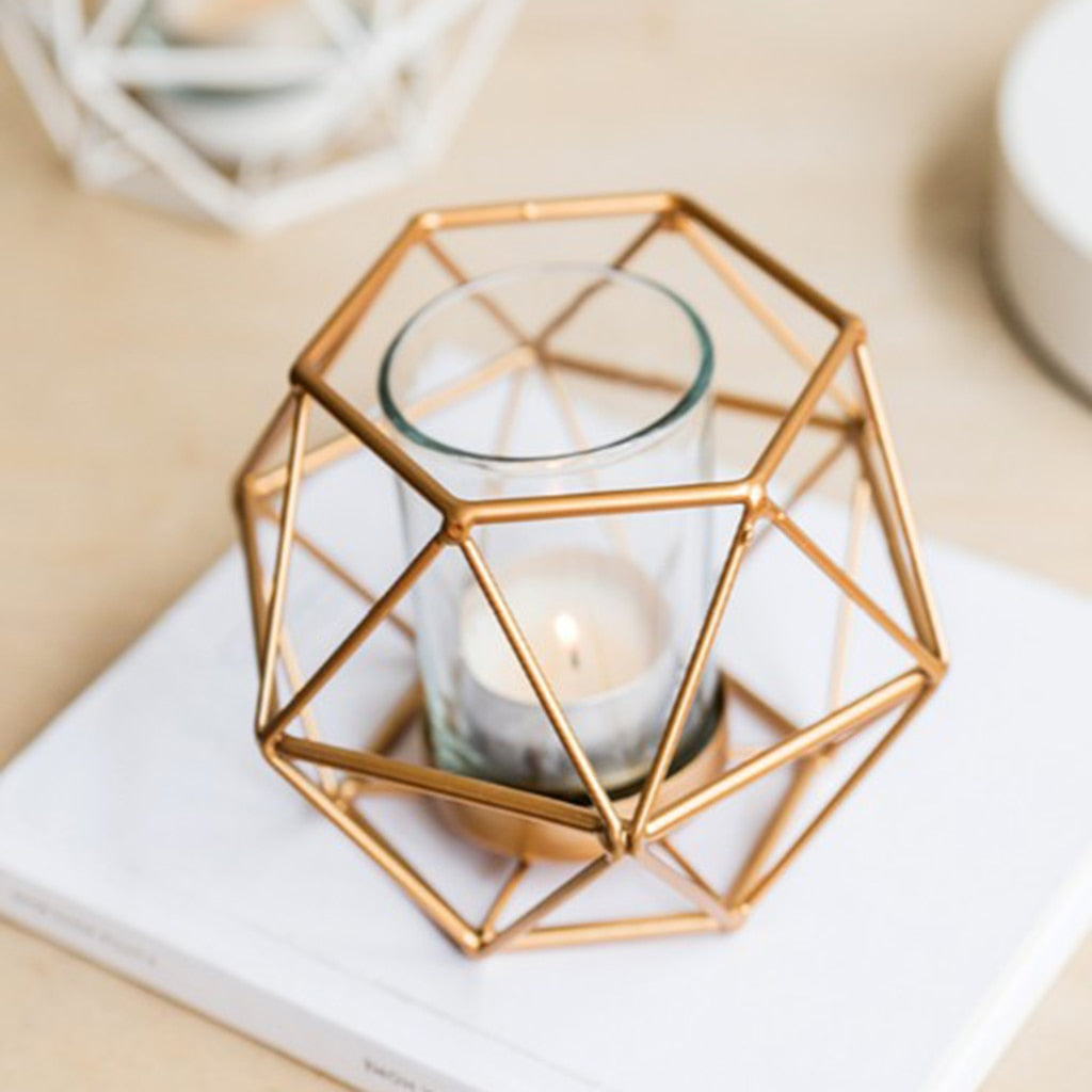 Geometric Fragrance Essential Oil Burner Incense Aroma Diffuser Warmer Spa Living Room Decor Aromatherapy Durable
