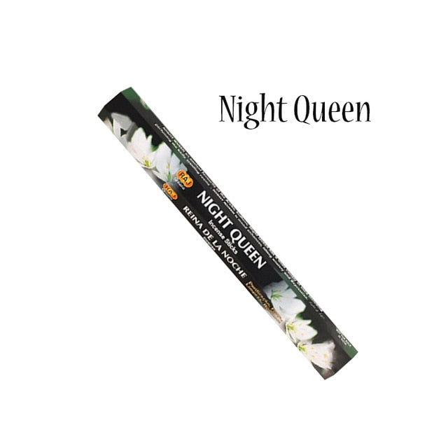 White Sage India Stick Incense Handmade Natural Meditation Sandalwood Frankincense Yoga Incense Flower Scent Tibetal 1box