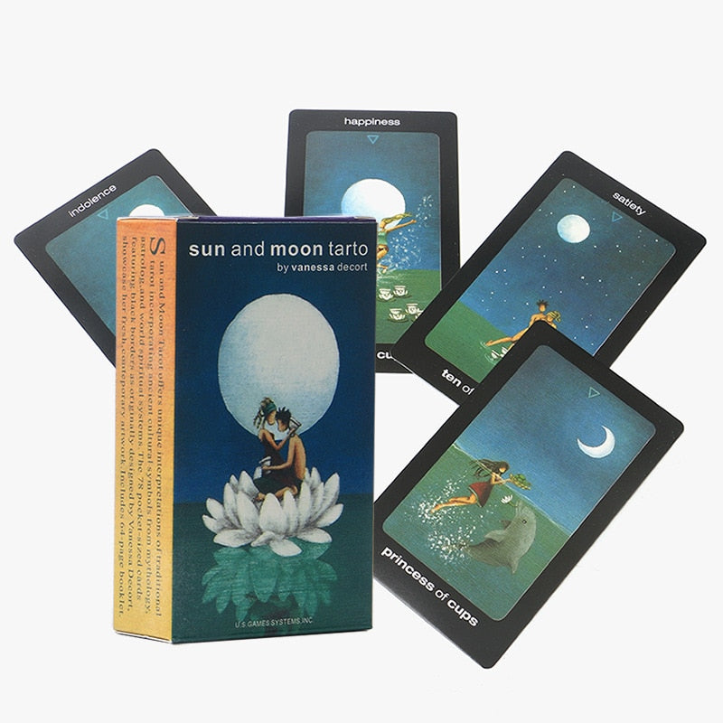 new Tarot deck oracles cards mysterious divination green witch tarot cards for women girls cards game board game