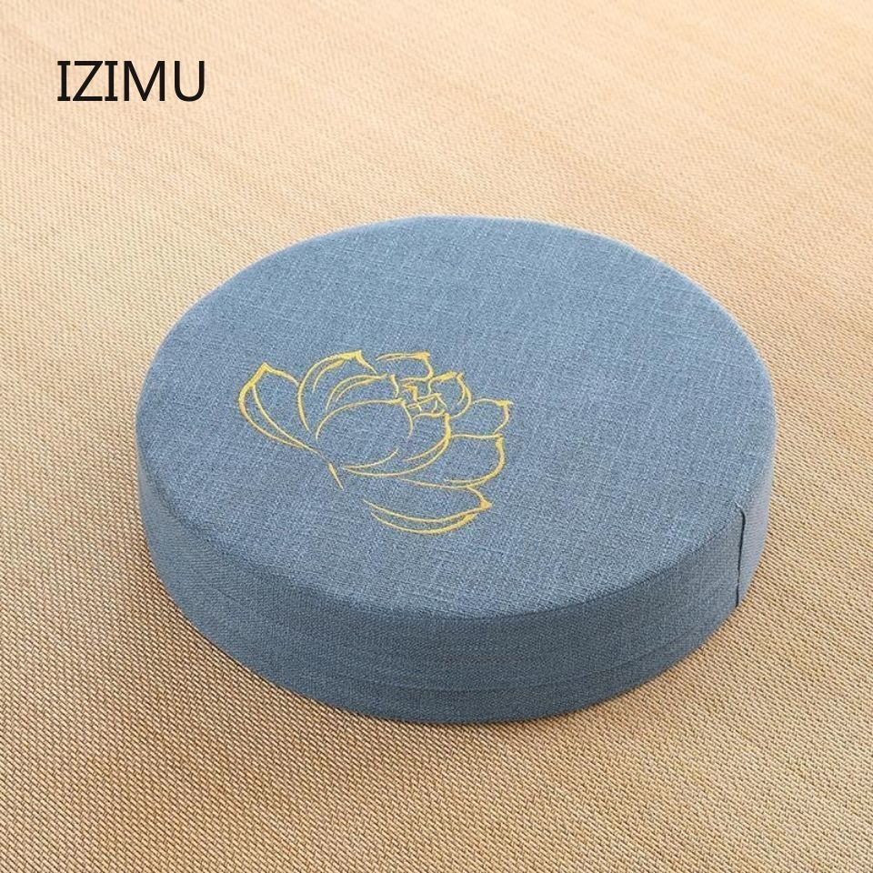 IZIMU 40X6CM Yoga Meditate PEP Hard Texture Meditation Cushion Backrest Pillow Japanese Tatami Mat Removable and Washable