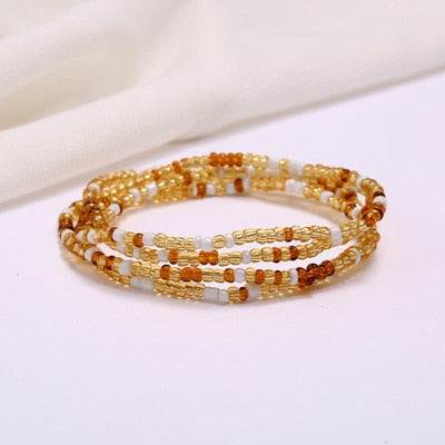 Fashion Crystal African Waist Beads for Women Chain Creative Beads Decor Waist Sex Body Jewelry Belly Chain Necklace Accessories