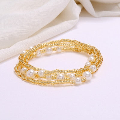 Fashion Crystal African Waist Beads for Women Chain Creative Beads Decor Waist Sex Body Jewelry Belly Chain Necklace Accessories