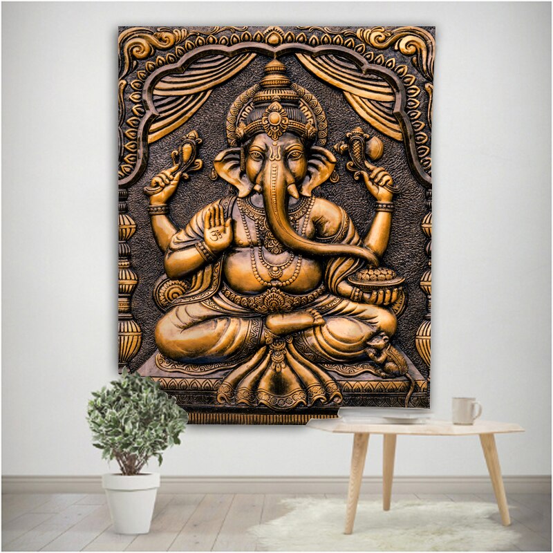 Indian gods, Hinduism, vertical frame, beauty, greeting cards, spirituality, art, traditional Bohemian Hippie wall decoration
