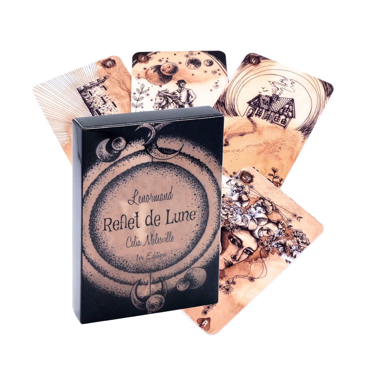Newest clair de lenormand oracle cards Fate Divination Tarot Card Board Game With Online Guidebook For Adult Children Game