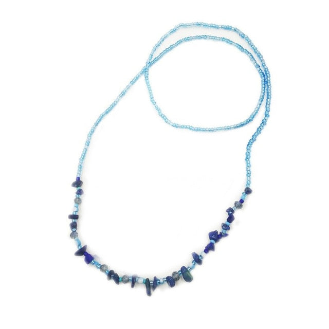 Fashion Crystal African Waist Beads for Women Chain Creative Beads Decor Waist Sex Body Jewelry Belly Chain Necklace Accessories