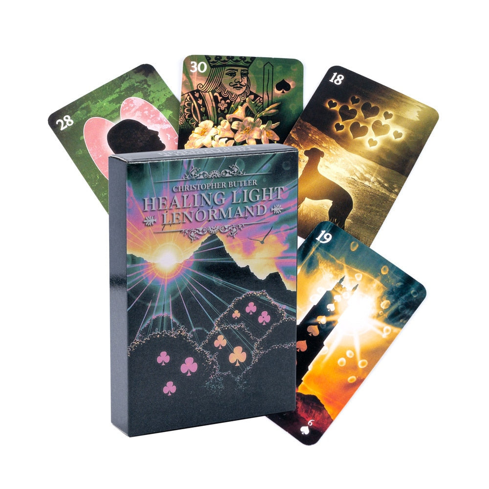 Newest clair de lenormand oracle cards Fate Divination Tarot Card Board Game With Online Guidebook For Adult Children Game