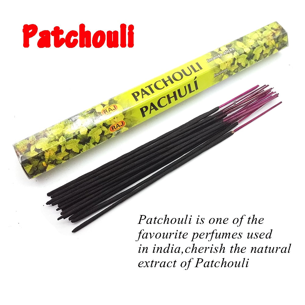 1 Box Incense Sticks White Sage Indian Flavor Incenses for Home Bedroom Meditation Yoga Fresh Air Scent Aroma Lavender Fragrance