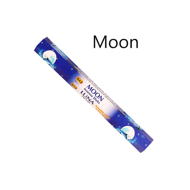White Sage India Stick Incense Handmade Natural Meditation Sandalwood Frankincense Yoga Incense Flower Scent Tibetal 1box