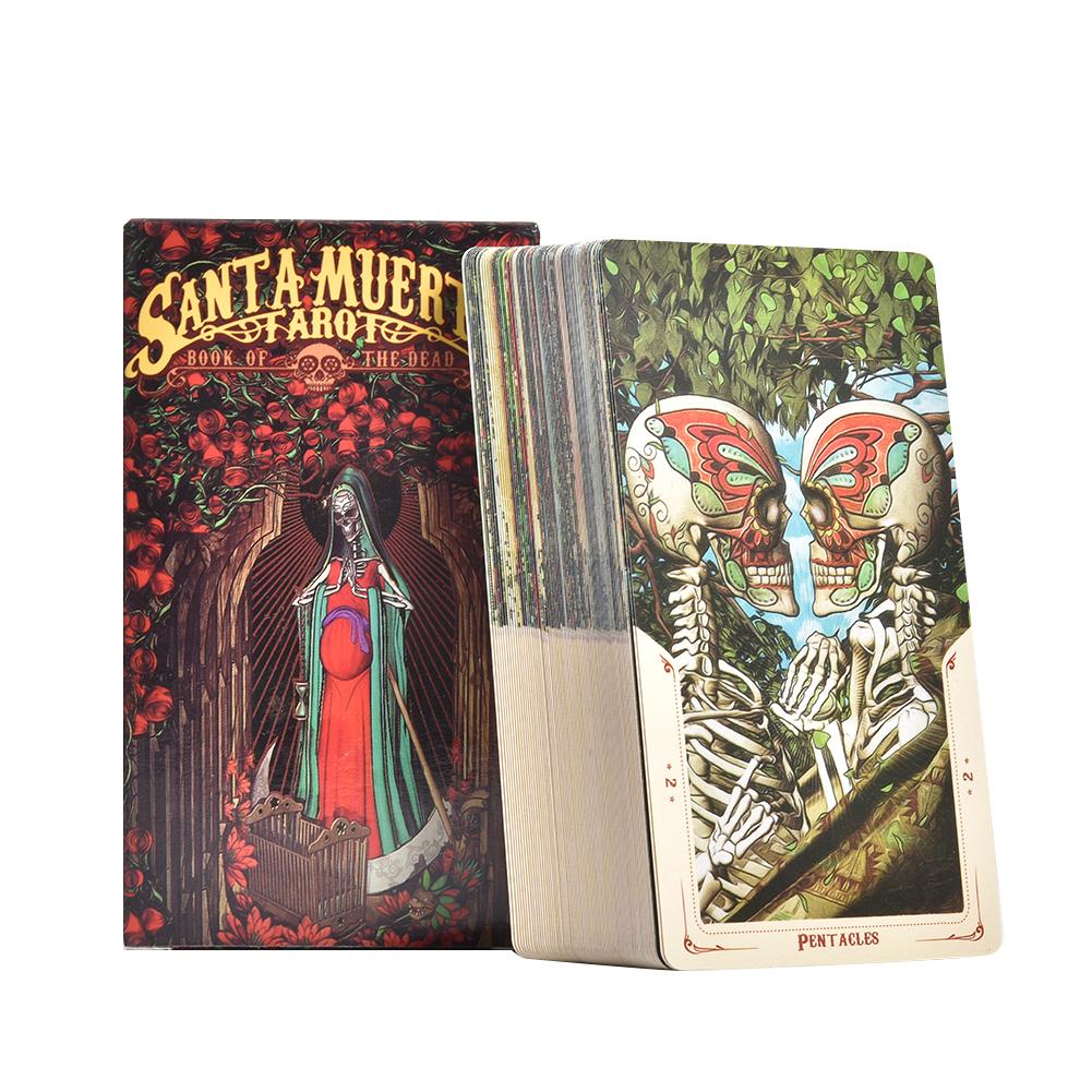 new Tarot deck oracles cards mysterious divination green witch tarot cards for women girls cards game board game