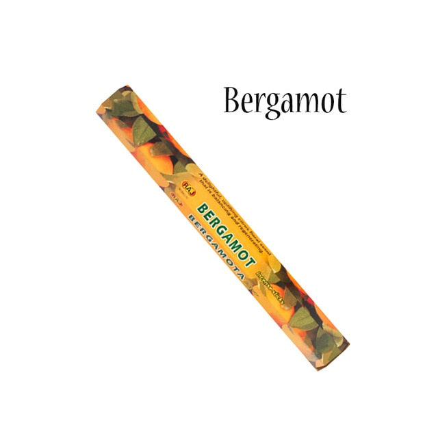White Sage India Stick Incense Handmade Natural Meditation Sandalwood Frankincense Yoga Incense Flower Scent Tibetal 1box