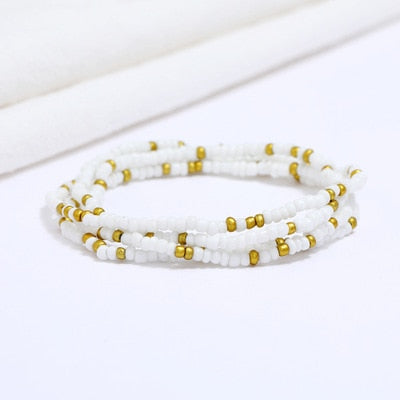 Fashion Crystal African Waist Beads for Women Chain Creative Beads Decor Waist Sex Body Jewelry Belly Chain Necklace Accessories