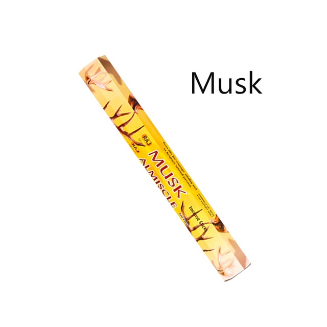 White Sage India Stick Incense Handmade Natural Meditation Sandalwood Frankincense Yoga Incense Flower Scent Tibetal 1box