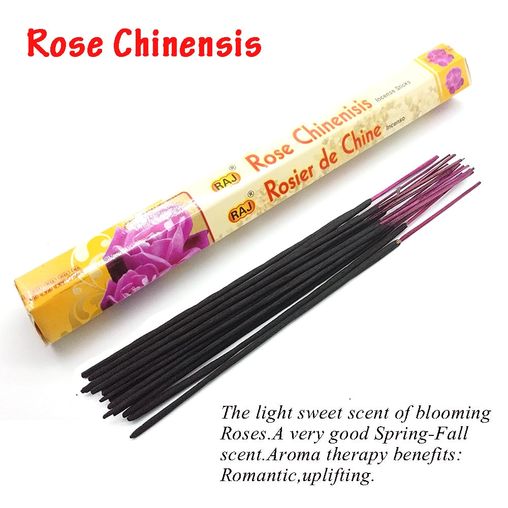 1 Box Incense Sticks White Sage Indian Flavor Incenses for Home Bedroom Meditation Yoga Fresh Air Scent Aroma Lavender Fragrance
