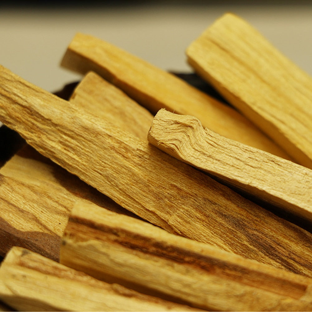 Palo Santo Natural Incense Sticks Wooden Smudging Strips Aroma Diffuser Stains Stick Aromatherapy Burn Wooden Sticks
