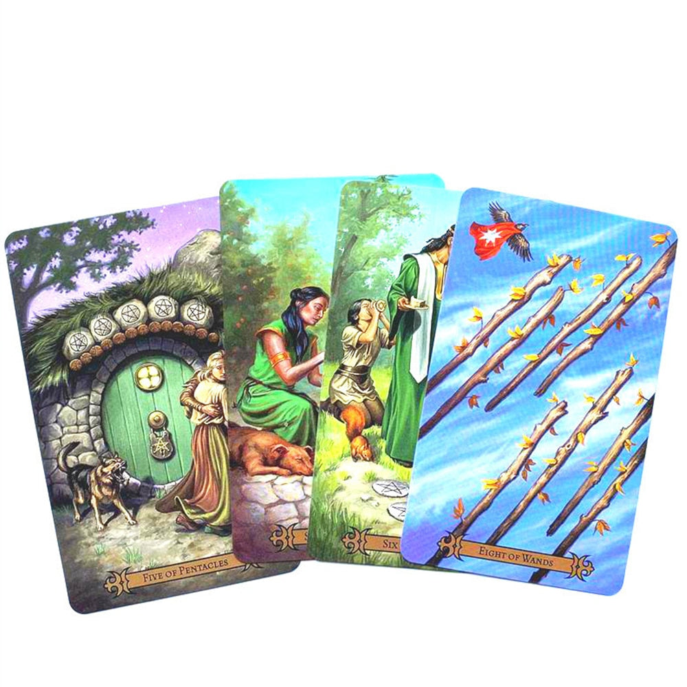 Modern Tarot Tarot Cards Deck Board Games English for Family Gift Party Playing Card Game Entertainment