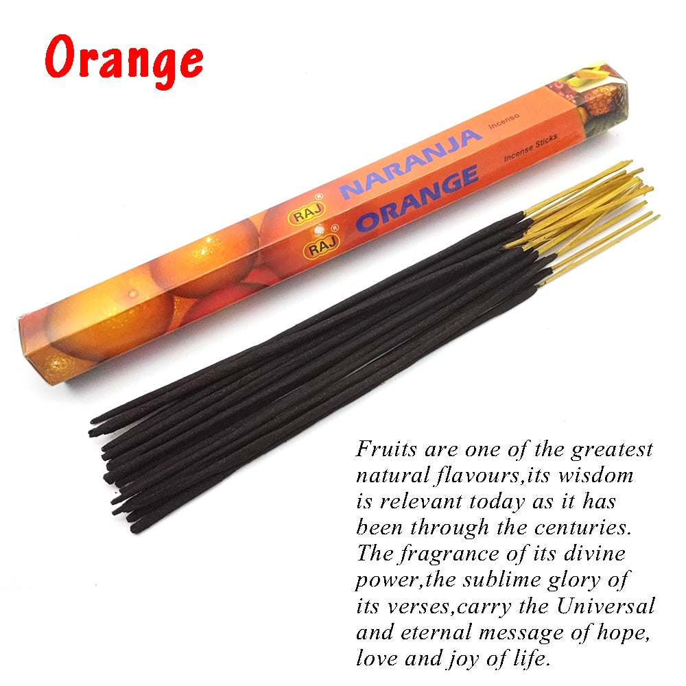 1 Box Incense Sticks White Sage Indian Flavor Incenses for Home Bedroom Meditation Yoga Fresh Air Scent Aroma Lavender Fragrance